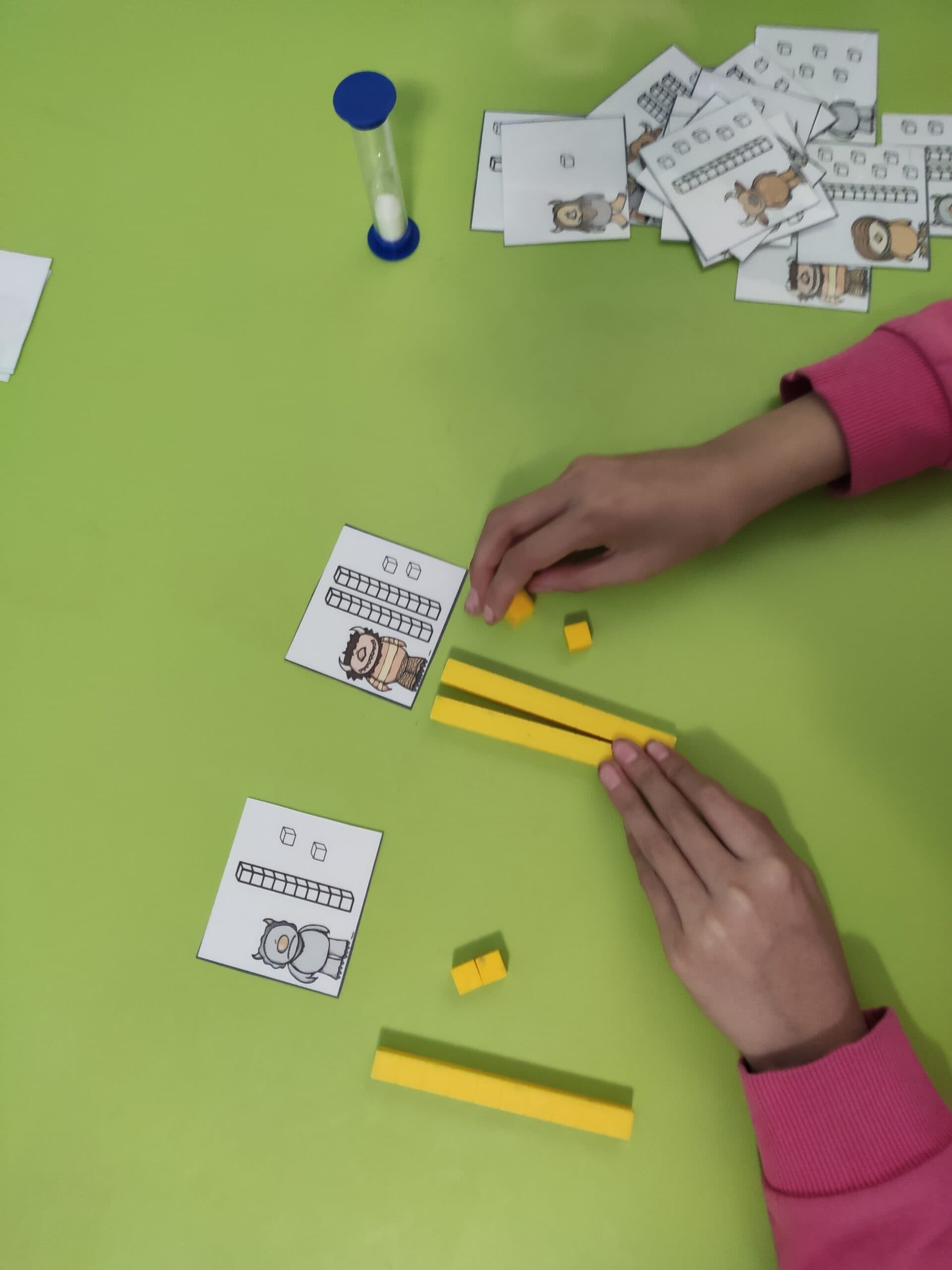 Children learning with educational toys